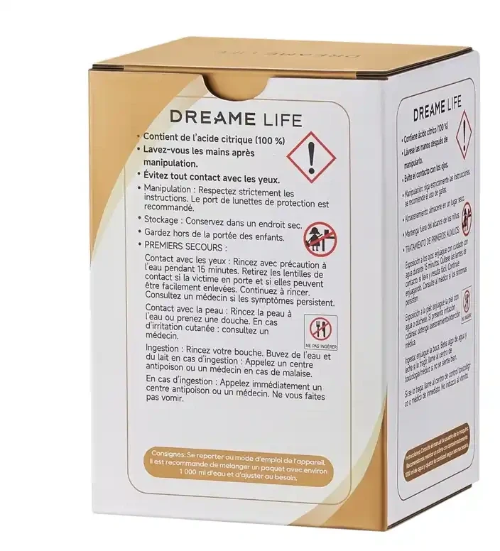Descaling solution for the Dreame N20 Steam, 12 x 20g