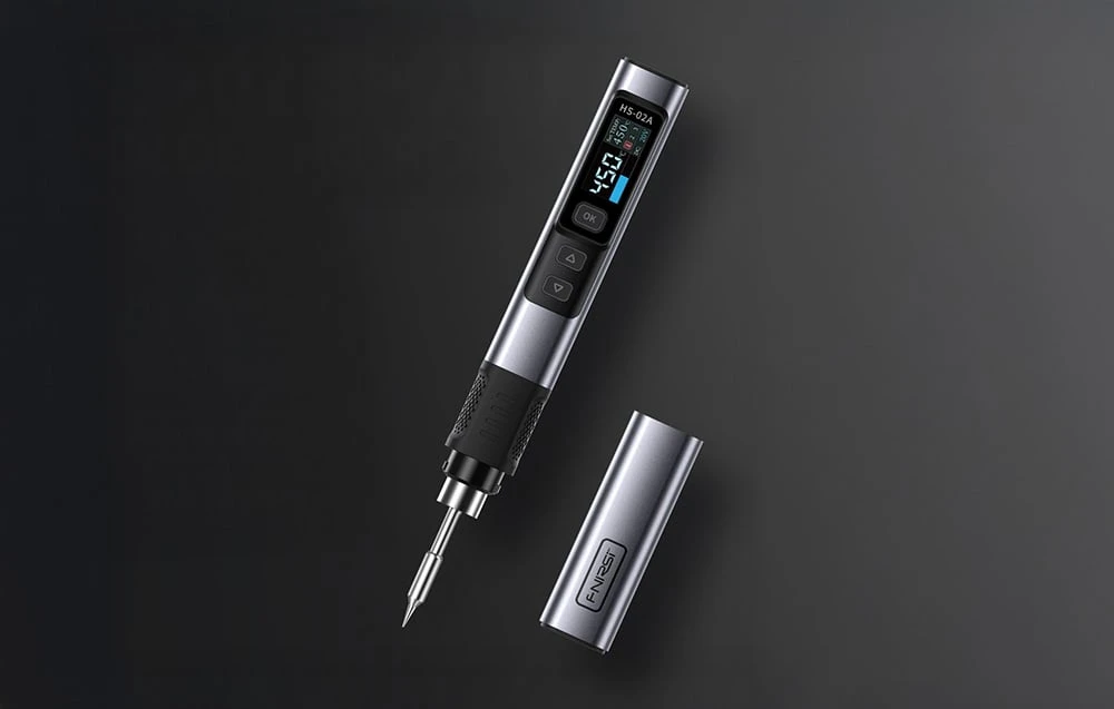 100 W smart soldering iron with FNIRSI HS-02A MAX tool kit aprašymas - Prekės nuotrauka