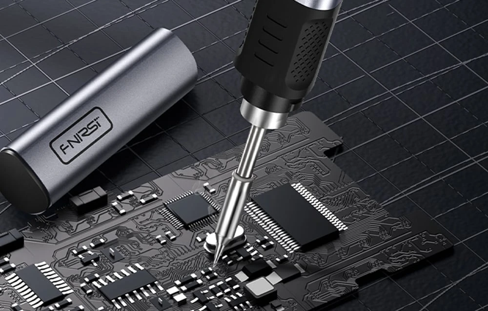 100 W smart soldering iron with FNIRSI HS-02A MAX tool kit aprašymas - Prekės nuotrauka