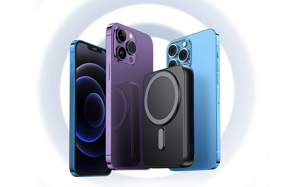 20 W Magnetinis PowerBank 10 000 mAh Joyroom JR-W050 (baltas) aprašymas - Prekės nuotrauka