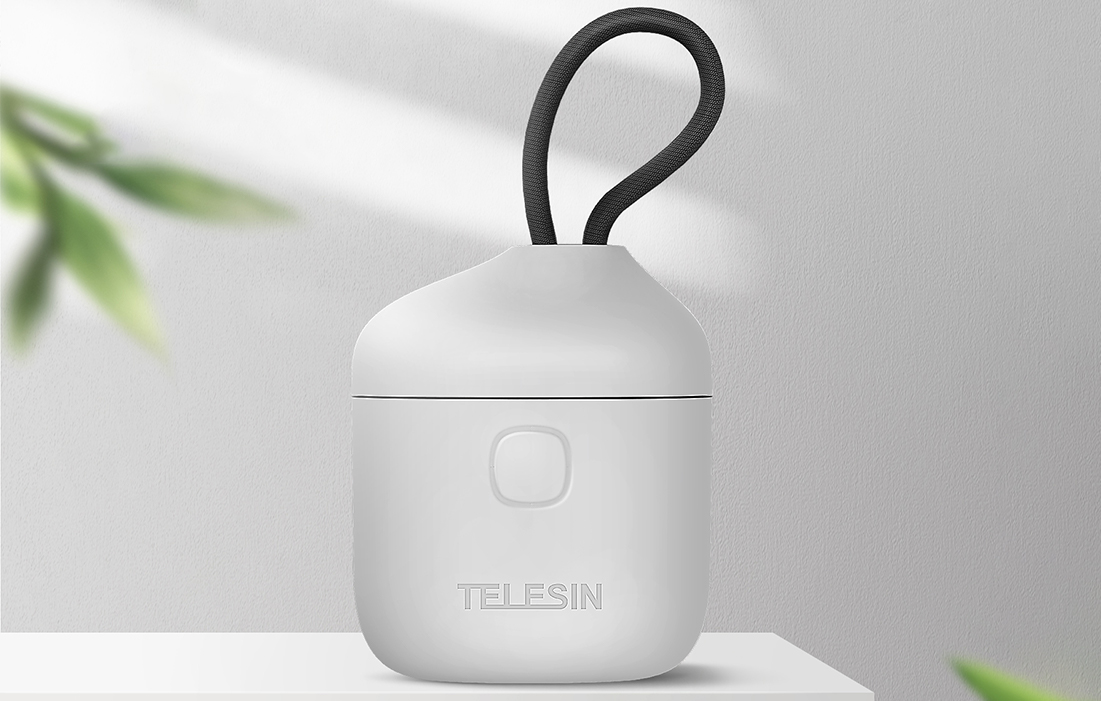 Telesin 3-slot waterproof charger Allin box for GoPro Hero 9 / Hero 10 (GP-BTR-904-GY) aprašymas - Prekės nuotrauka