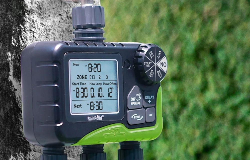 3-Zone Hose Timer RainPoint ITV305 aprašymas - Prekės nuotrauka 3-Zone Hose Timer RainPoint ITV305 aprašymas - Prekės nuotrauka