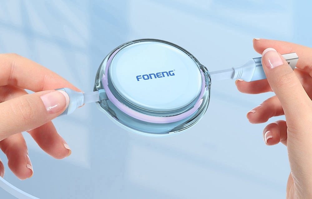 3w1 Foneng X113 1.1M Juodas Cable aprašymas - Prekės nuotrauka