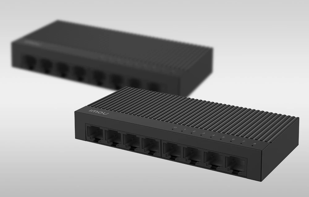 Šakotuvas 8 prievadų 100 Mb/s LAN jungiklis IMOU SF108C aprašymas - Prekės nuotrauka