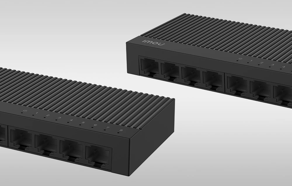 Šakotuvas 8 prievadų 100 Mb/s LAN jungiklis IMOU SF108C aprašymas - Prekės nuotrauka