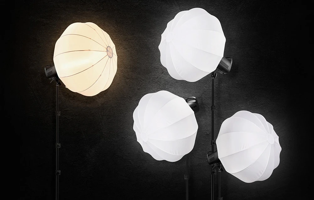 90 cm Lantern Softbox – Quick Setup Neewer NS90L aprašymas - Prekės nuotrauka