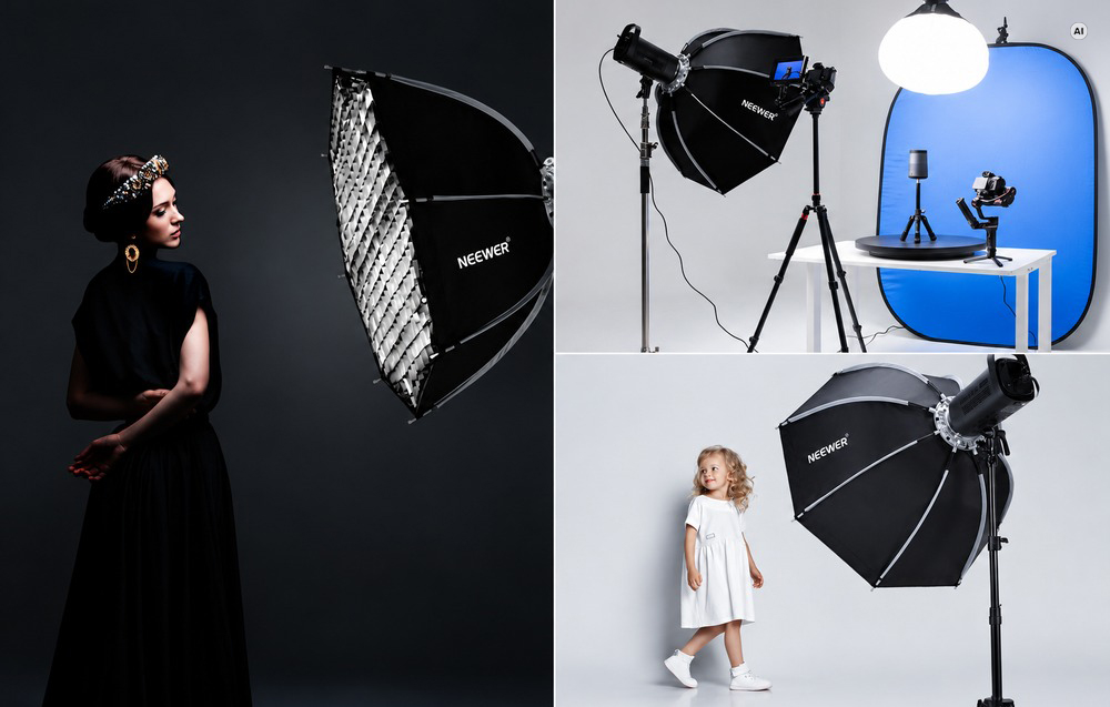 Neewer 90-cm Softbox aprašymas - Prekės nuotrauka