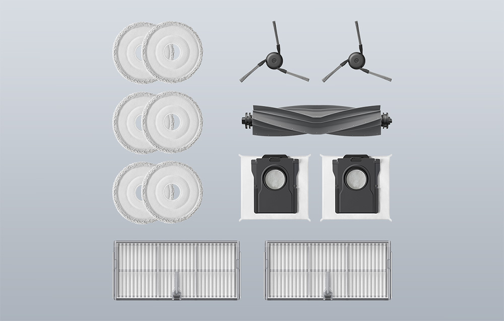 Priedas kit for MOVA P10 Pro Ultra vacuum cleaner aprašymas - Prekės nuotrauka