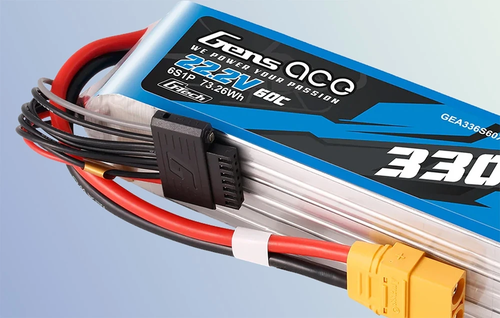 Akumuliatorius Lipo Gens Ace G-Tech 3300mAh 22.2V 60C 6S1P XT90 aprašymas - Prekės nuotrauka Akumuliatorius Lipo Gens Ace G-Tech 3300mAh 22.2V 60C 6S1P XT90 aprašymas - Prekės nuotrauka