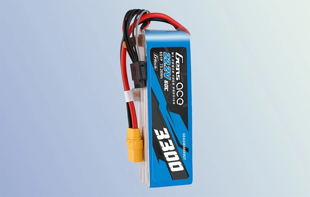 Akumuliatorius Lipo Gens Ace G-Tech 3300mAh 22.2V 60C 6S1P XT90 aprašymas - Prekės nuotrauka Akumuliatorius Lipo Gens Ace G-Tech 3300mAh 22.2V 60C 6S1P XT90 aprašymas - Prekės nuotrauka