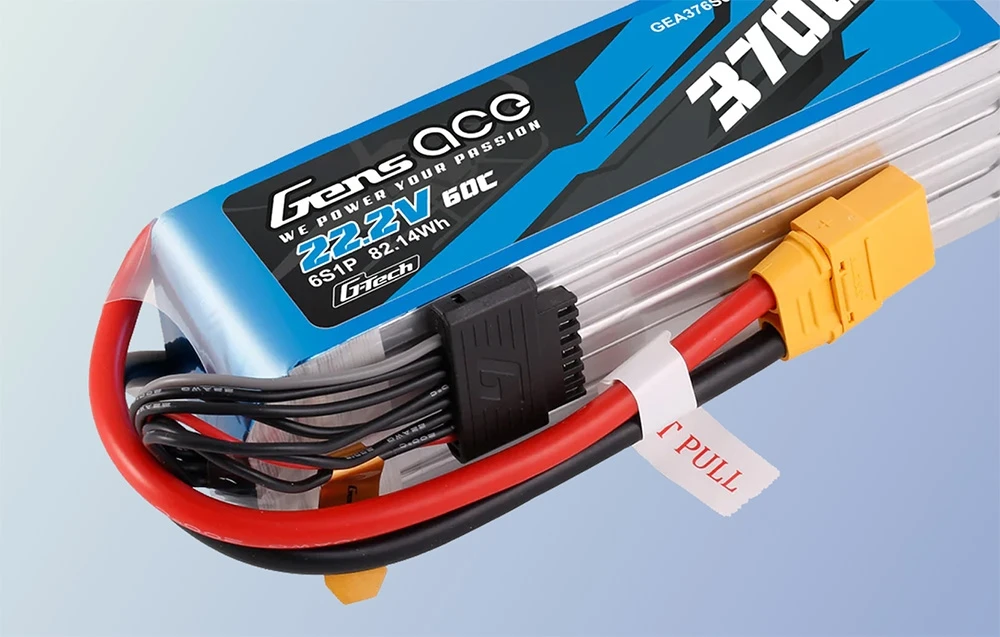 Akumuliatorius Lipo Gens Ace G-Tech 3700mAh 22.2V 60C 6S1P XT90 aprašymas - Prekės nuotrauka Akumuliatorius Lipo Gens Ace G-Tech 3700mAh 22.2V 60C 6S1P XT90 aprašymas - Prekės nuotrauka