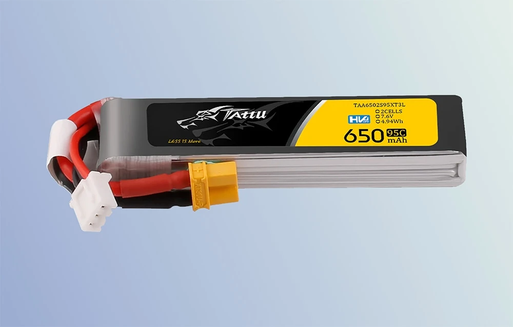 Gens Ace & Tattu Akumuliatorius Lipo Tattu 2s 650 mAh 95C 7,6 V HV su XT30 Long-Pack aprašymas - Prekės nuotrauka Gens Ace & Tattu Akumuliatorius Lipo Tattu 2s 650 mAh 95C 7,6 V HV su XT30 Long-Pack aprašymas - Prekės nuotrauka