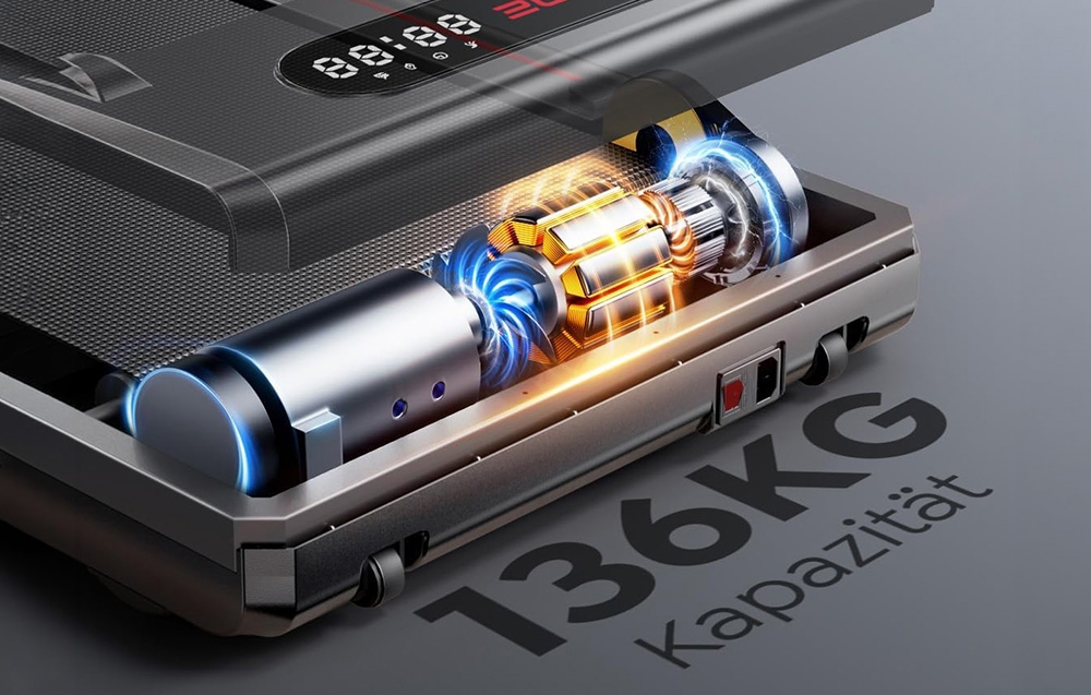 ACEZOE P20 sulankstomas elektrinis bėgimo takelis (raudonas) aprašymas - Prekės nuotrauka