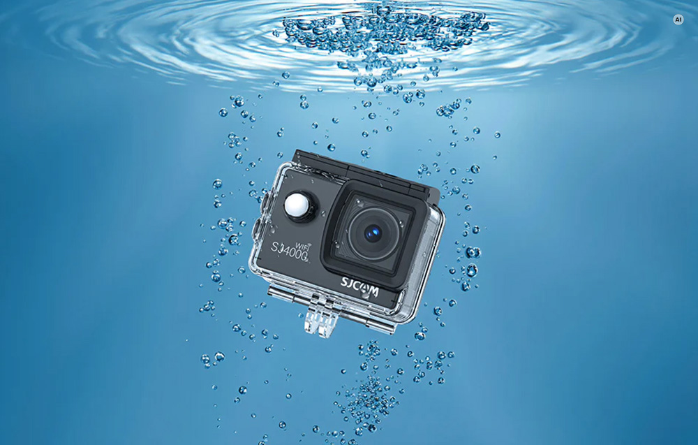 Action camera SJCAM SJ4000 Wi-Fi aprašymas - Prekės nuotrauka