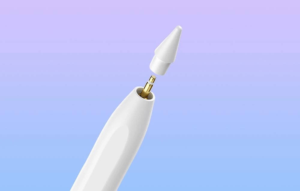 Aktyvus rašiklis Baseus Smooth Writing Series su belaidžiu įkrovimu, USB-C (balta) aprašymas - Prekės nuotrauka Aktyvus rašiklis Baseus Smooth Writing Series su belaidžiu įkrovimu, USB-C (balta) aprašymas - Prekės nuotrauka