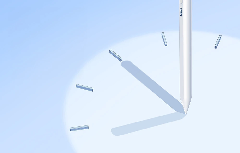 Aktyvus rašiklis Baseus Smooth Writing Series su belaidžiu įkrovimu, USB-C (balta) aprašymas - Prekės nuotrauka Aktyvus rašiklis Baseus Smooth Writing Series su belaidžiu įkrovimu, USB-C (balta) aprašymas - Prekės nuotrauka