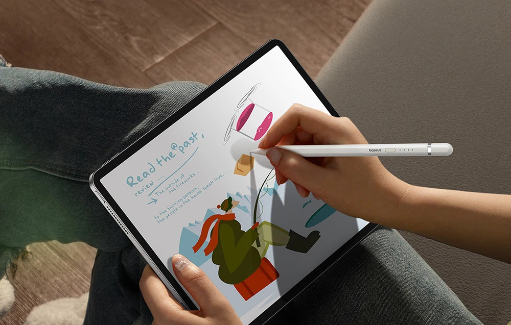 Aktyvus rašiklis Baseus Smooth Writing Series su belaidžiu įkrovimu, žaibiškas (baltas) aprašymas - Prekės nuotrauka Aktyvus rašiklis Baseus Smooth Writing Series su belaidžiu įkrovimu, žaibiškas (baltas) aprašymas - Prekės nuotrauka