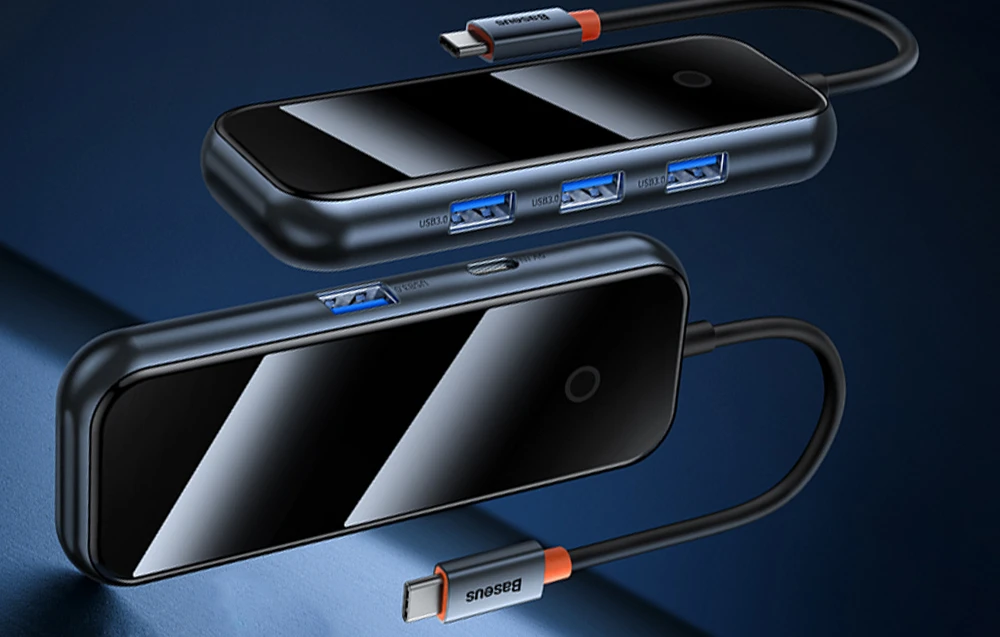 Baseus 4 az 1-ben HUB adapteris USB-C – 4xUSB 3.0 (sötétszürke) aprašymas - Prekės nuotrauka Baseus 4 az 1-ben HUB adapteris USB-C – 4xUSB 3.0 (sötétszürke) aprašymas - Prekės nuotrauka