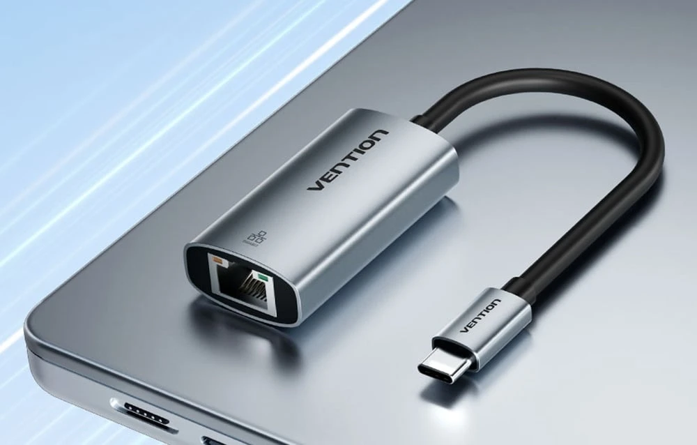 Vention USB-C ventiliacinis adapteris su gigabito eternetu, 0,15 m aprašymas - Prekės nuotrauka