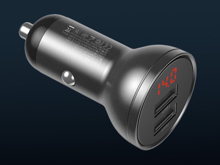 Baseus automobilinis įkroviklis 24W su 3-in-1 USB kabeliu 1.2m aprašymas - Prekės nuotrauka Baseus automobilinis įkroviklis 24W su 3-in-1 USB kabeliu 1.2m aprašymas - Prekės nuotrauka