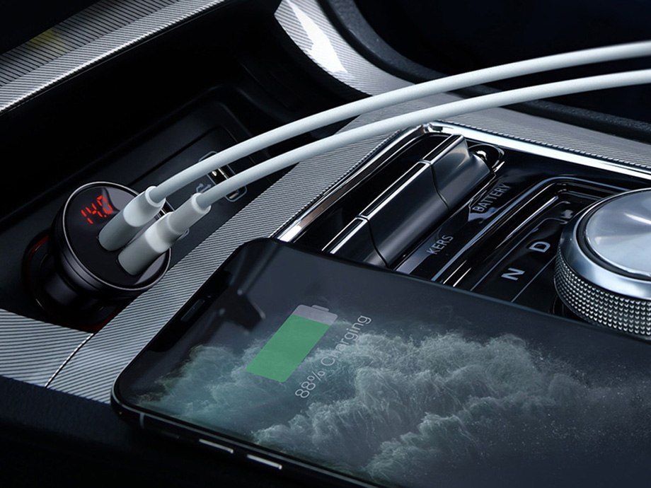 Baseus automobilinis įkroviklis 24W su 3-in-1 USB kabeliu 1.2m aprašymas - Prekės nuotrauka Baseus automobilinis įkroviklis 24W su 3-in-1 USB kabeliu 1.2m aprašymas - Prekės nuotrauka