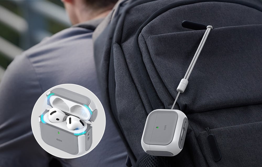 Dėklas ESR ORBIT HALOLOCK MAGSAFE Apple AirPods 4 Baltas aprašymas - Prekės nuotrauka Dėklas ESR ORBIT HALOLOCK MAGSAFE Apple AirPods 4 Baltas aprašymas - Prekės nuotrauka