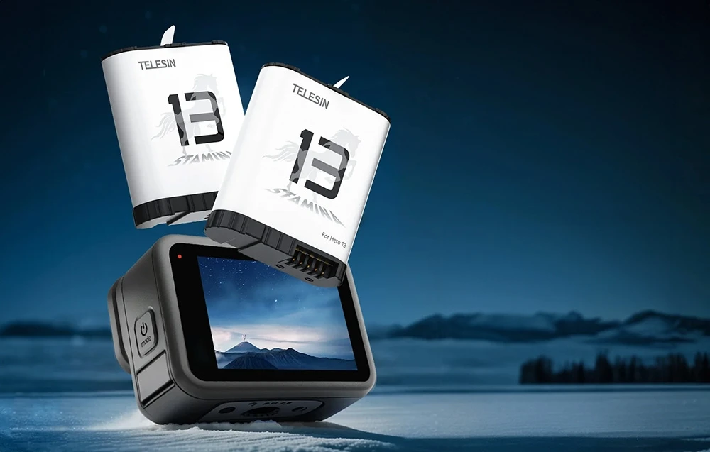 Akumuliatorius Telesin for GoPro Hero 13 aprašymas - Prekės nuotrauka