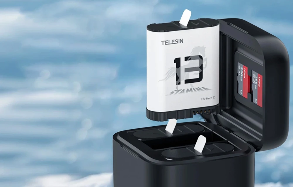 Akumuliatorius Telesin for GoPro Hero 13 aprašymas - Prekės nuotrauka