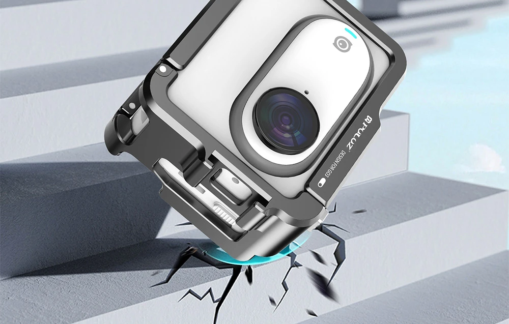 Aliuminio apsauginis dėklas PULUZ skirtas Insta360 GO 3 aprašymas - Prekės nuotrauka Aliuminio apsauginis dėklas PULUZ skirtas Insta360 GO 3 aprašymas - Prekės nuotrauka