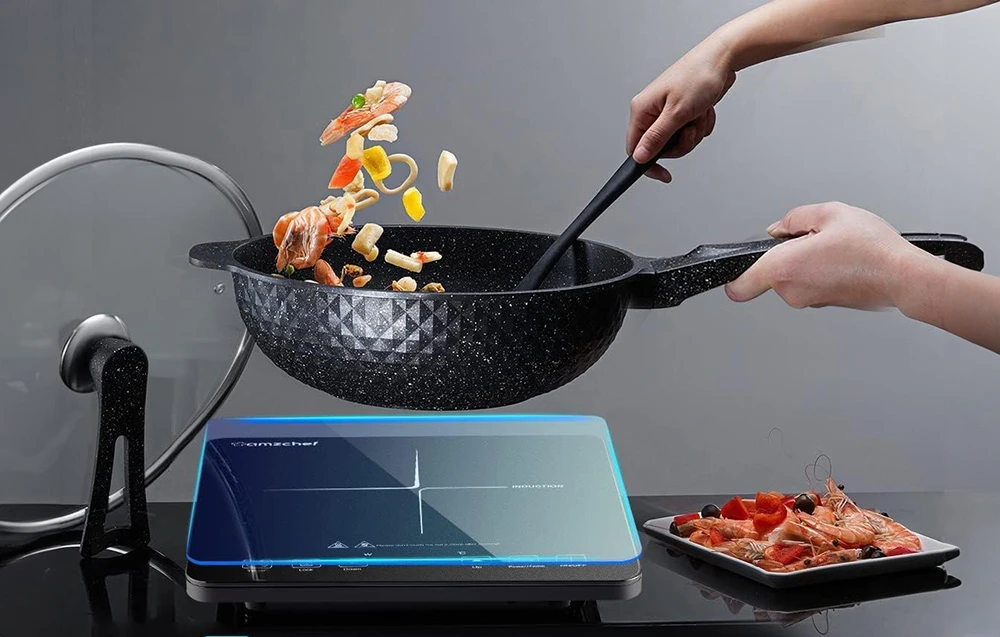 AMZCHEF CB16-BK Induction Cooktop aprašymas - Prekės nuotrauka