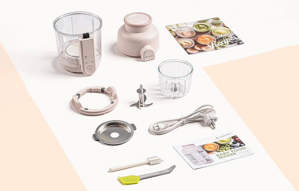 AMZCHEF CE-F5-CW Baby Food Maker aprašymas - Prekės nuotrauka