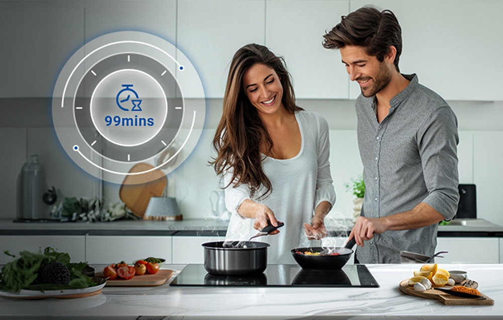 Kaitlentė AMZCHEF CE-FS-I72S-FFDD07 4-zone induction cooktop aprašymas - Prekės nuotrauka
