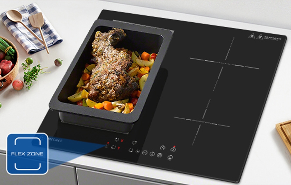 Kaitlentė AMZCHEF CE-FS-I72S-FFDD07 4-zone induction cooktop aprašymas - Prekės nuotrauka