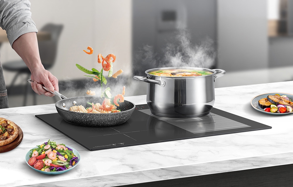 Kaitlentė AMZCHEF CE-FS-I72S-FFDD07 4-zone induction cooktop aprašymas - Prekės nuotrauka