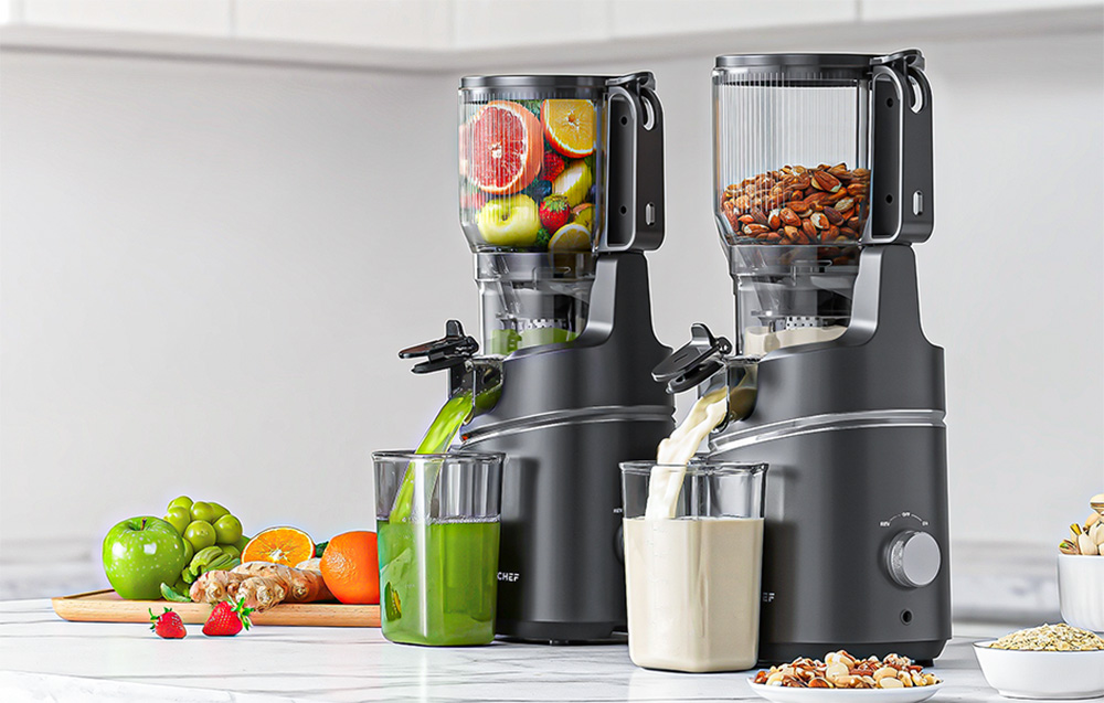 Sulčiaspaudė AMZCHEF CE-SJ-036C-GA Slow Juicer aprašymas - Prekės nuotrauka