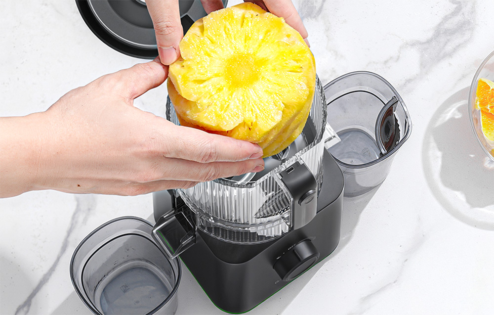 Sulčiaspaudė AMZCHEF CE-ZM1919 Slow Juicer (Juodas) aprašymas - Prekės nuotrauka