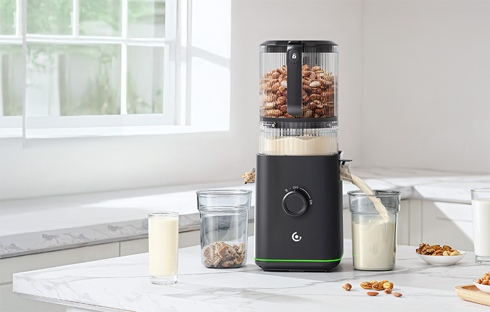 Sulčiaspaudė AMZCHEF CE-ZM1919 Slow Juicer (Juodas) aprašymas - Prekės nuotrauka