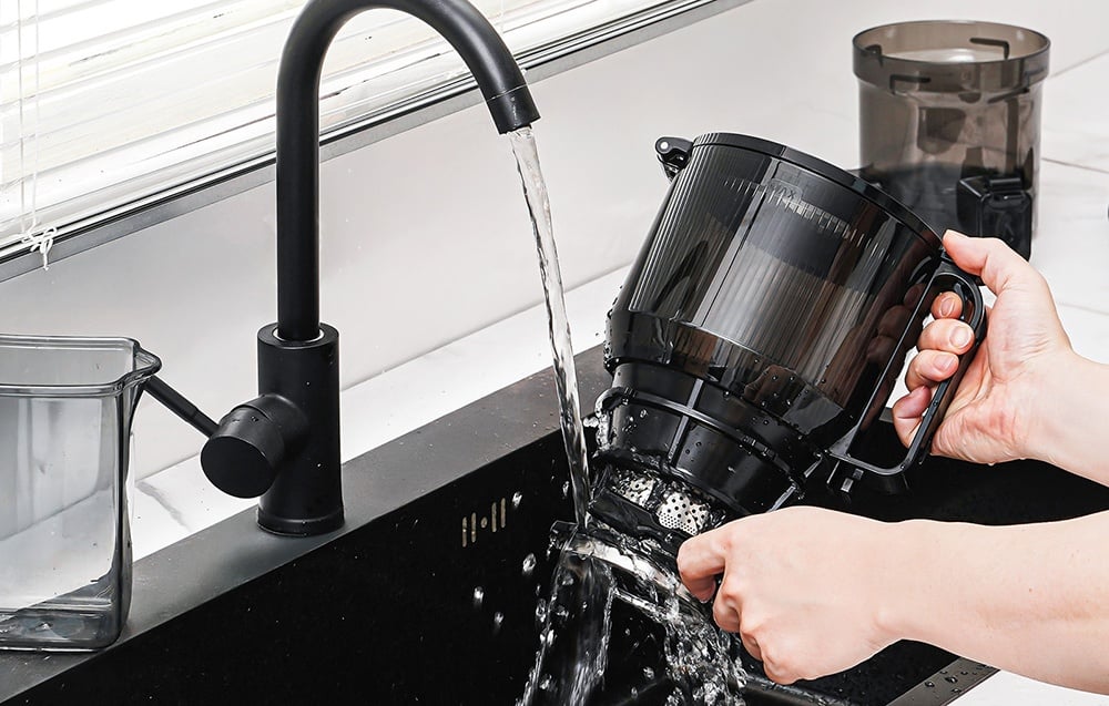 Sulčiaspaudė AMZCHEF SJ-036CBK Slow Juicer (Juodas) aprašymas - Prekės nuotrauka Sulčiaspaudė AMZCHEF SJ-036CBK Slow Juicer (Juodas) aprašymas - Prekės nuotrauka