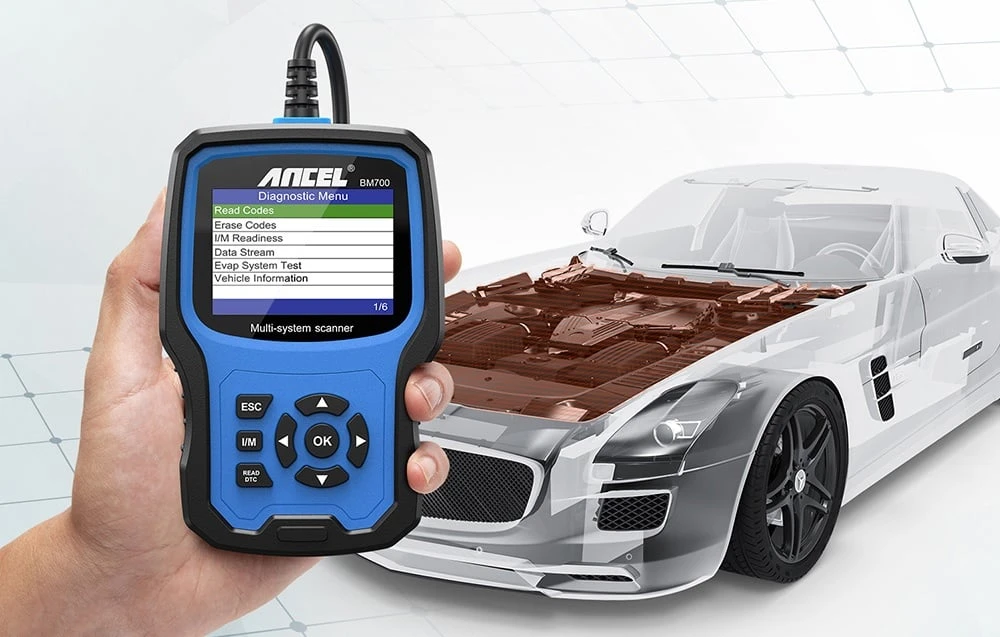 Ancel BM700 OBD2 diagnostic scanner aprašymas - Prekės nuotrauka