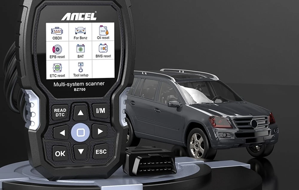 Ancel BZ700 OBD2 diagnostic scanner aprašymas - Prekės nuotrauka