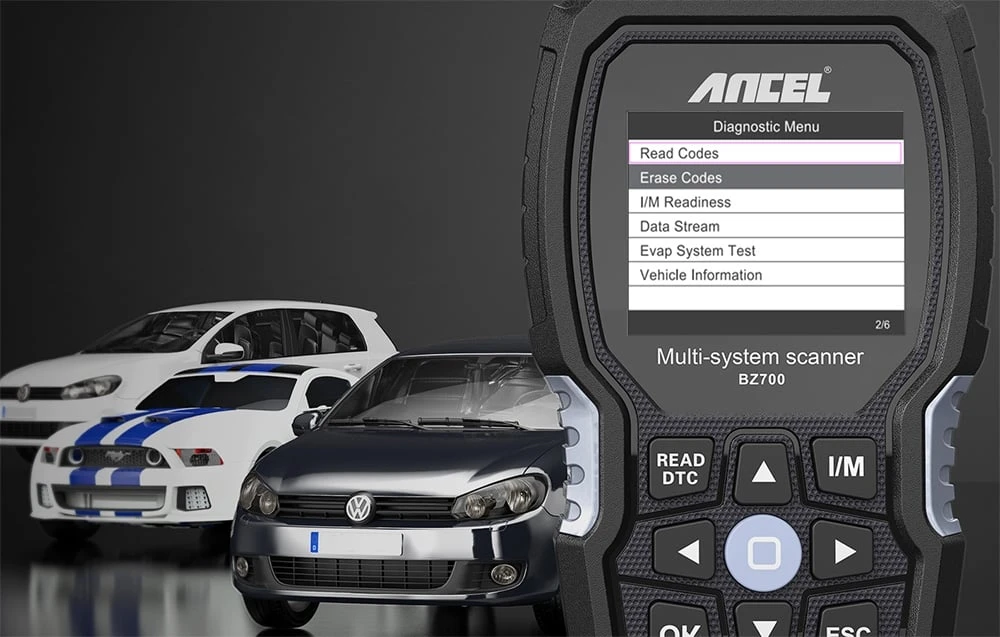Ancel BZ700 OBD2 diagnostic scanner aprašymas - Prekės nuotrauka