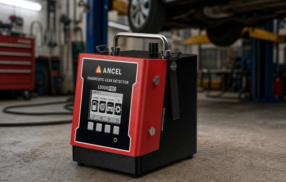 Automobilių Nuotėkio Detektorius - ANCEL L5000 PRO 0,5–20 PSI EVAP Dūmų Testeris aprašymas - Prekės nuotrauka