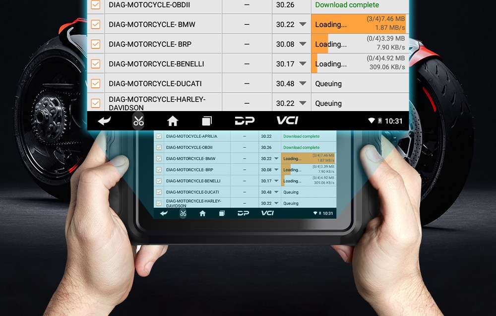 Ancel MT700 motorcycle diagnostic scanner aprašymas - Prekės nuotrauka Ancel MT700 motorcycle diagnostic scanner aprašymas - Prekės nuotrauka