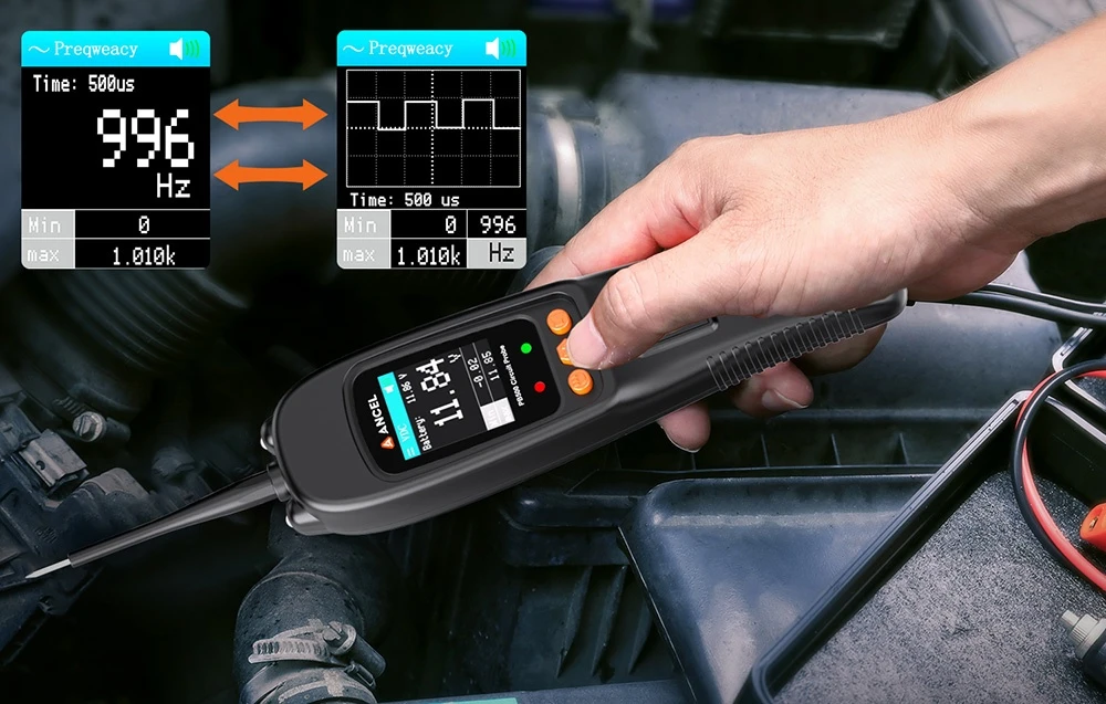 Ancel PB500 circuit tester aprašymas - Prekės nuotrauka Ancel PB500 circuit tester aprašymas - Prekės nuotrauka
