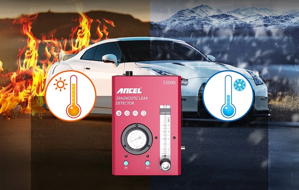 Ancel S3000 diagnostic leak detector aprašymas - Prekės nuotrauka Ancel S3000 diagnostic leak detector aprašymas - Prekės nuotrauka