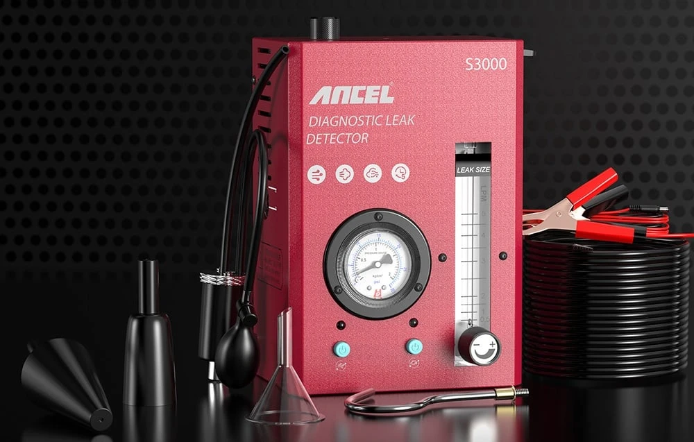 Ancel S3000 diagnostic leak detector aprašymas - Prekės nuotrauka Ancel S3000 diagnostic leak detector aprašymas - Prekės nuotrauka