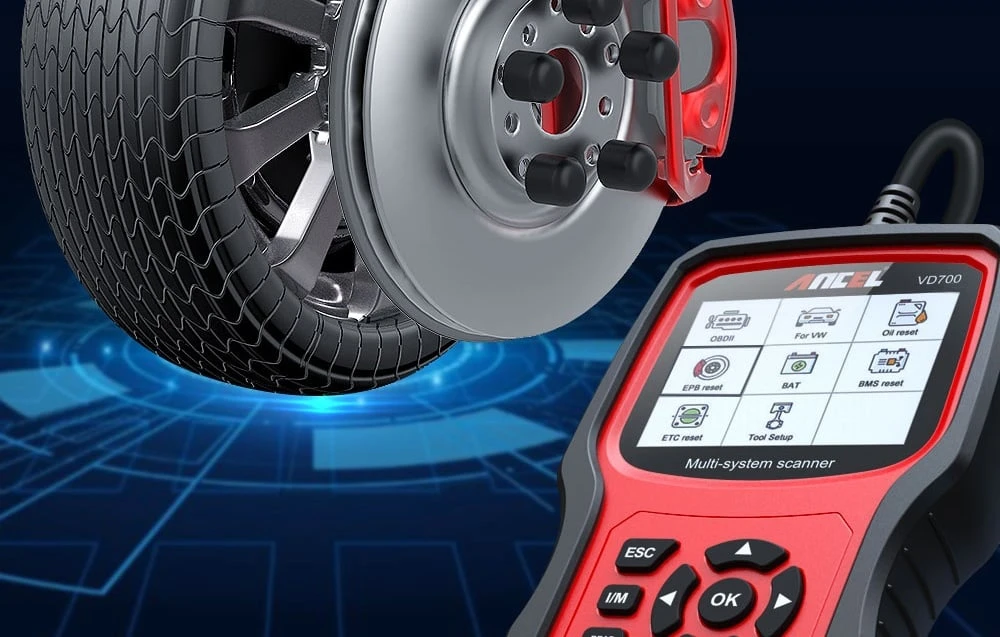 Ancel VD700 OBD2 diagnostic scanner aprašymas - Prekės nuotrauka