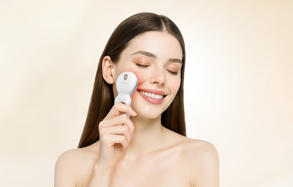 ANLAN 01-AMFY52-02A Face and Eye Massager aprašymas - Prekės nuotrauka