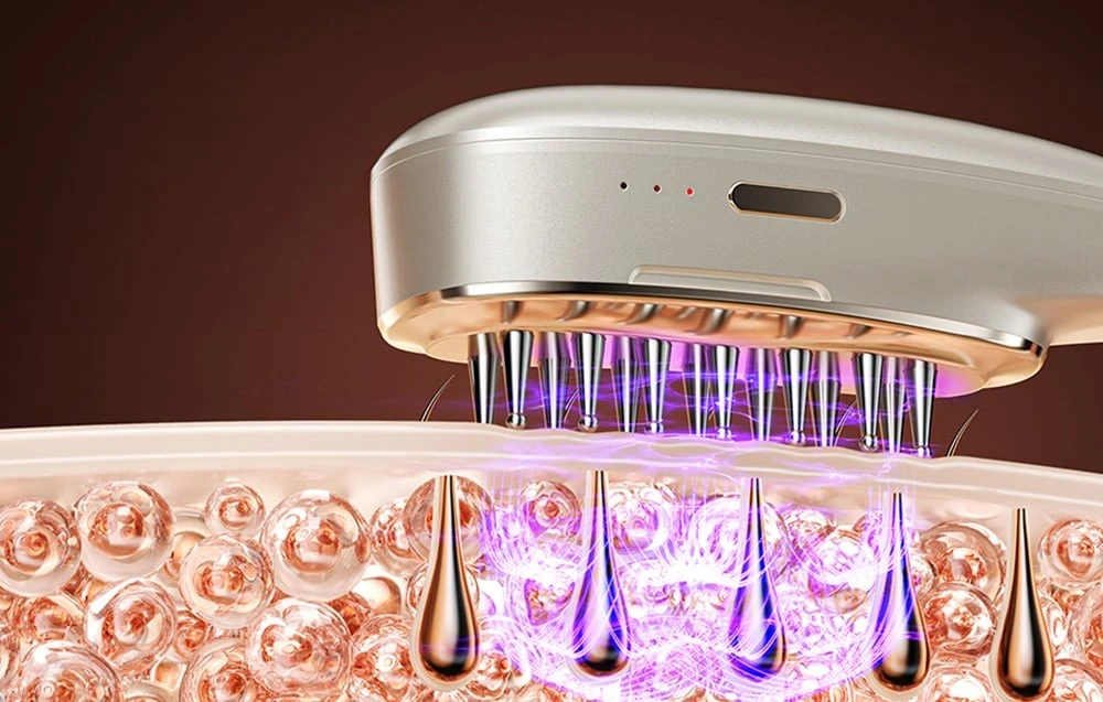 ANLAN 02-AGSY51-0RA 3-in-1 Massager for the Body, Face, and Head aprašymas - Prekės nuotrauka