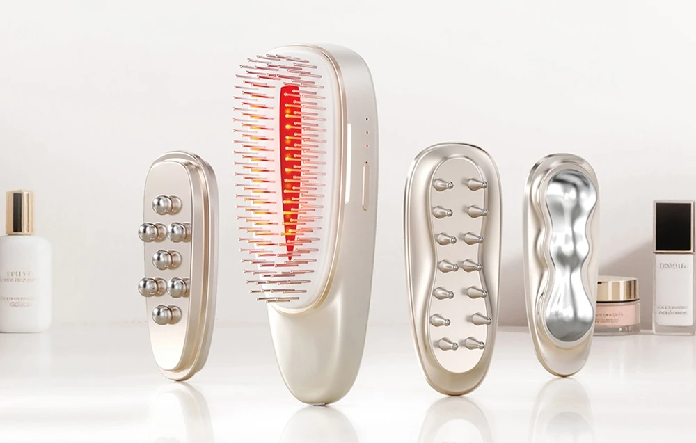 ANLAN 02-AGSY51-0RA 3-in-1 Massager for the Body, Face, and Head aprašymas - Prekės nuotrauka